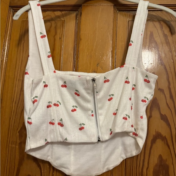 Edikted cherry pointelle corset - Picture 5 of 7